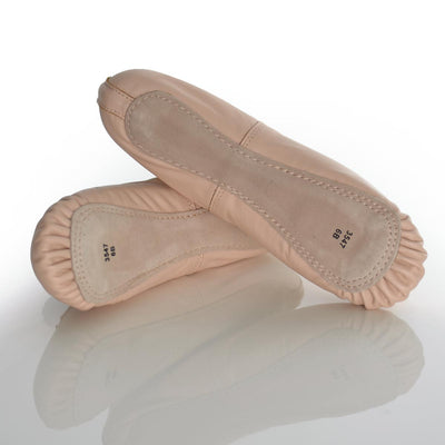 Dance Direct Girls Leather Full Sole Ballet Shoe