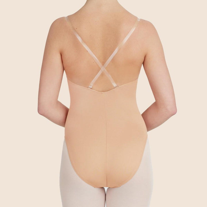 Capezio Camisole Leotard Clear Transition Straps Adult Sizes
