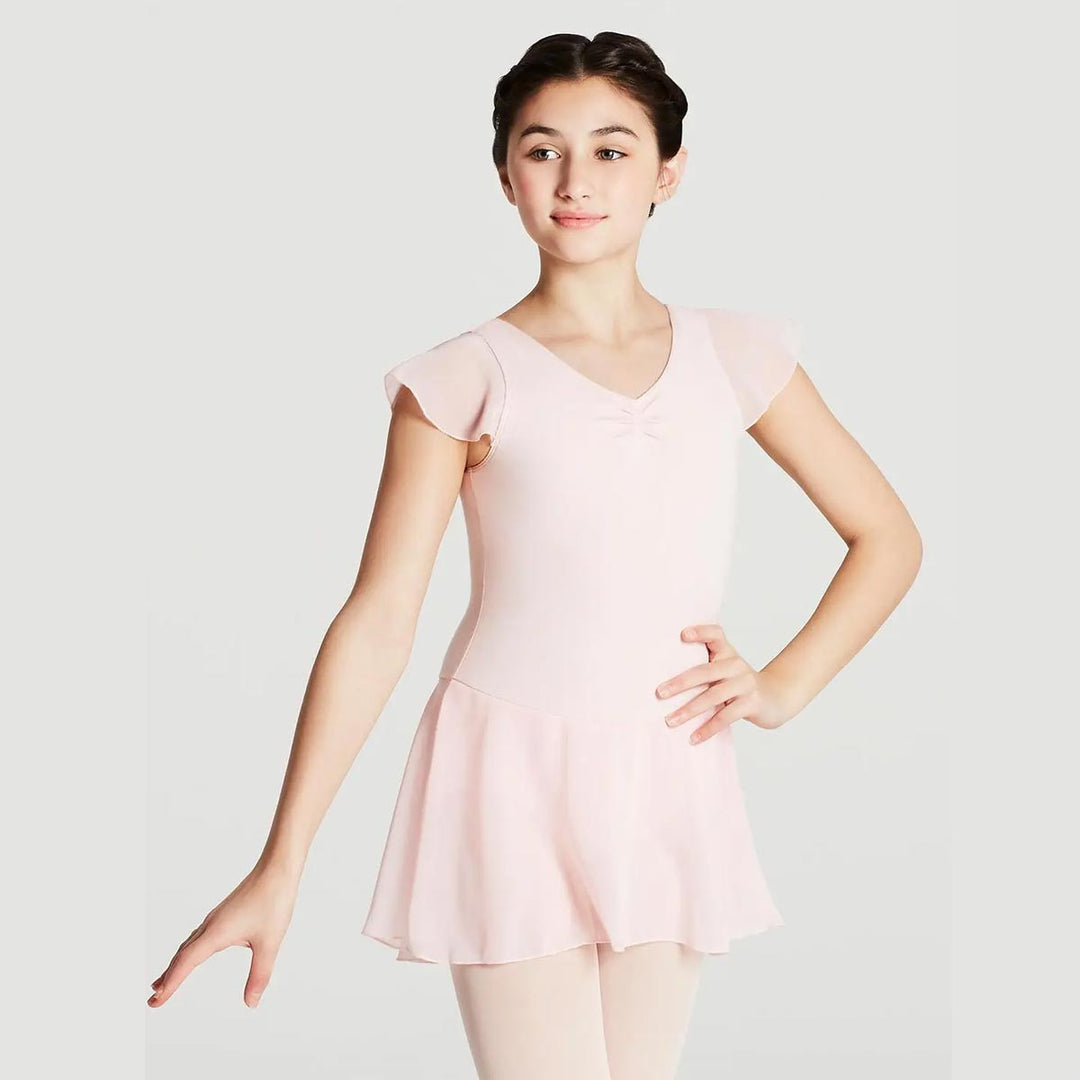 Capezio Lined Flutter Sleeve Ballet Dress Children Sizes