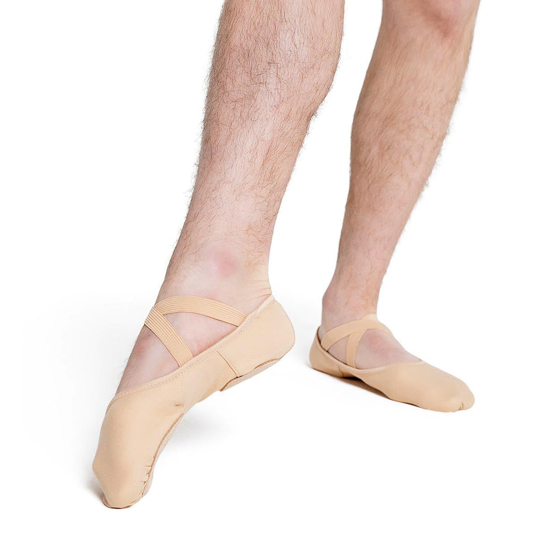 Capezio Hanami Canvas Ballet Shoes Split Sole Nude Adult Sizes