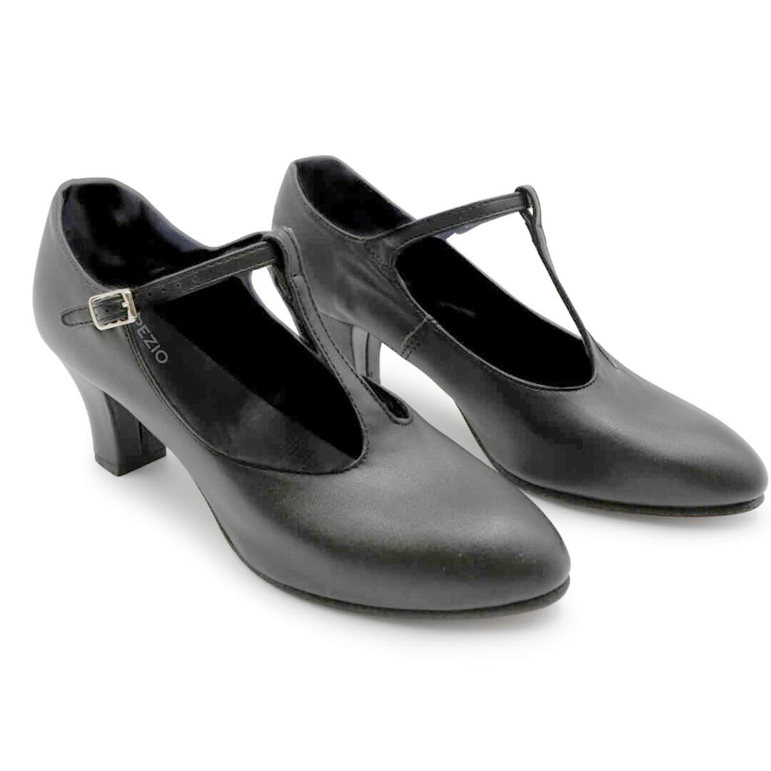 Capezio Jr. Footlight T-Strap Character Shoes Adult Sizes