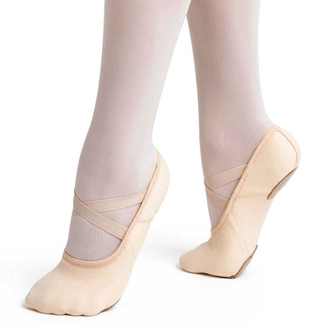 Capezio Hanami Canvas Ballet Shoes Split Sole Light Pink Adult Sizes