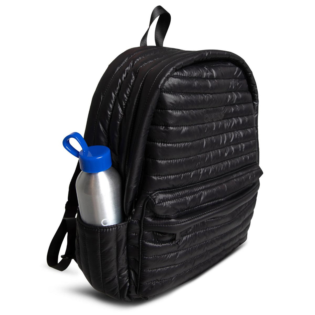 Capezio Parker Quilted Black Backpack - Adjustable Straps