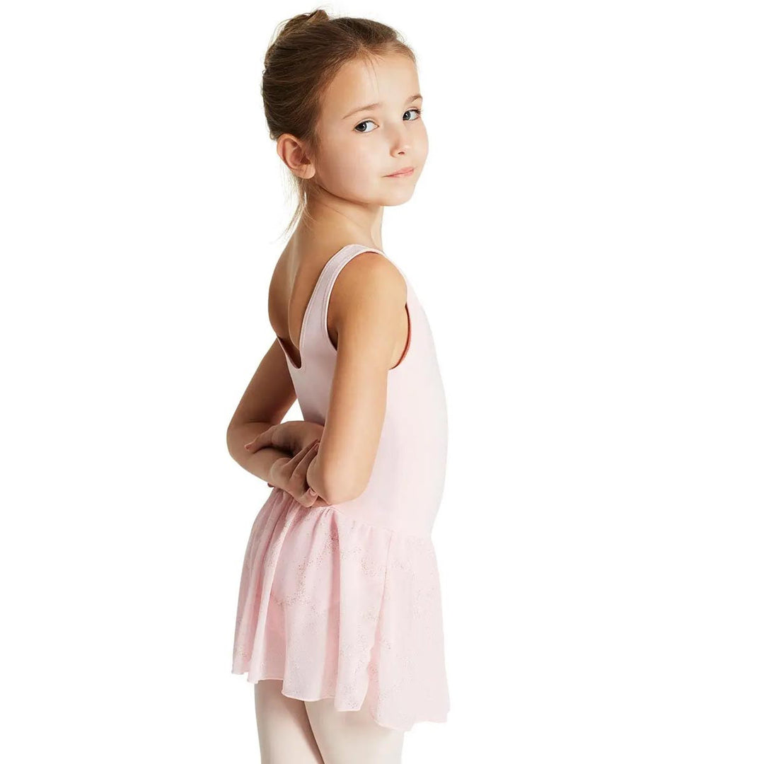 Capezio Pinch Front Tank Dress V-front Scoop-back Children&