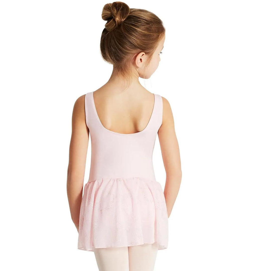 Capezio Pinch Front Tank Dress V-front Scoop-back Children&