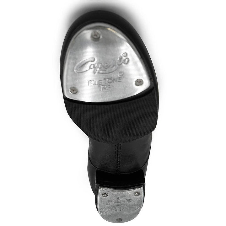 Capezio Riff Slip On Leather Tap Shoes Split Sole Adult Size