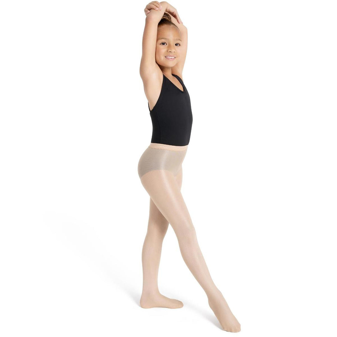 Capezio Seamless Ultra Shimmery Footed Tights Children Sizes