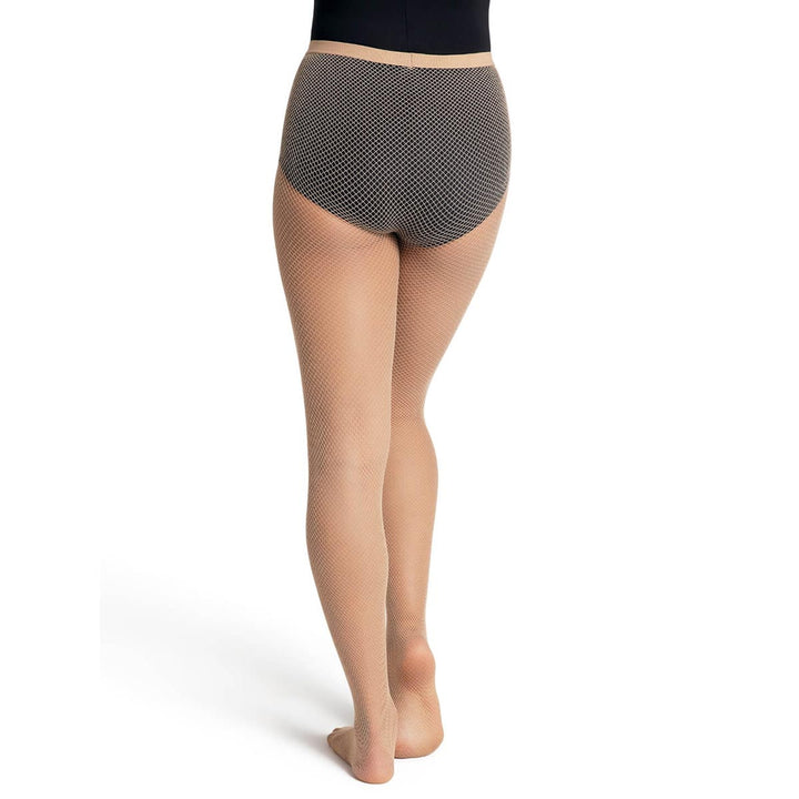 Capezio Studio Basic Footed Fishnet Tights Seamless Adults