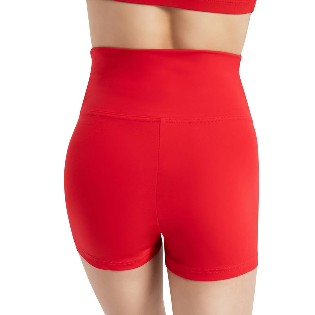 Capezio Team Basics High Waist Fold Down Shorts Adult Sizes