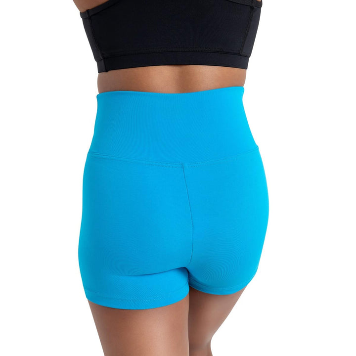 Capezio Team Basics High Waist Fold Down Shorts Adult Sizes