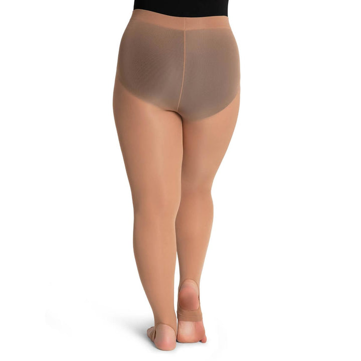 Capezio Ultra Soft Stirrup Tights Self Knit Waist Adults
