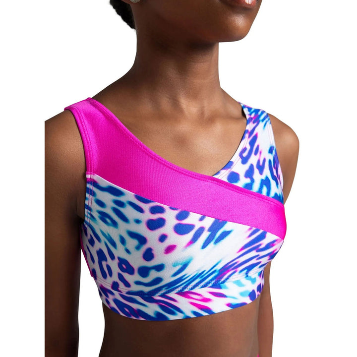 Capezio Wild One Pathway Girls Gymnastics Crop Top