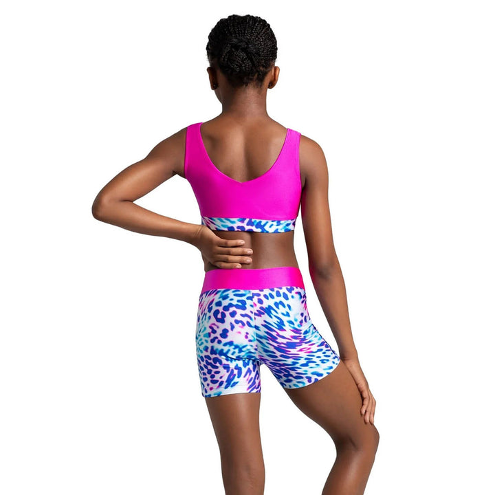 Capezio Wild One Pathway Girls Gymnastics Crop Top
