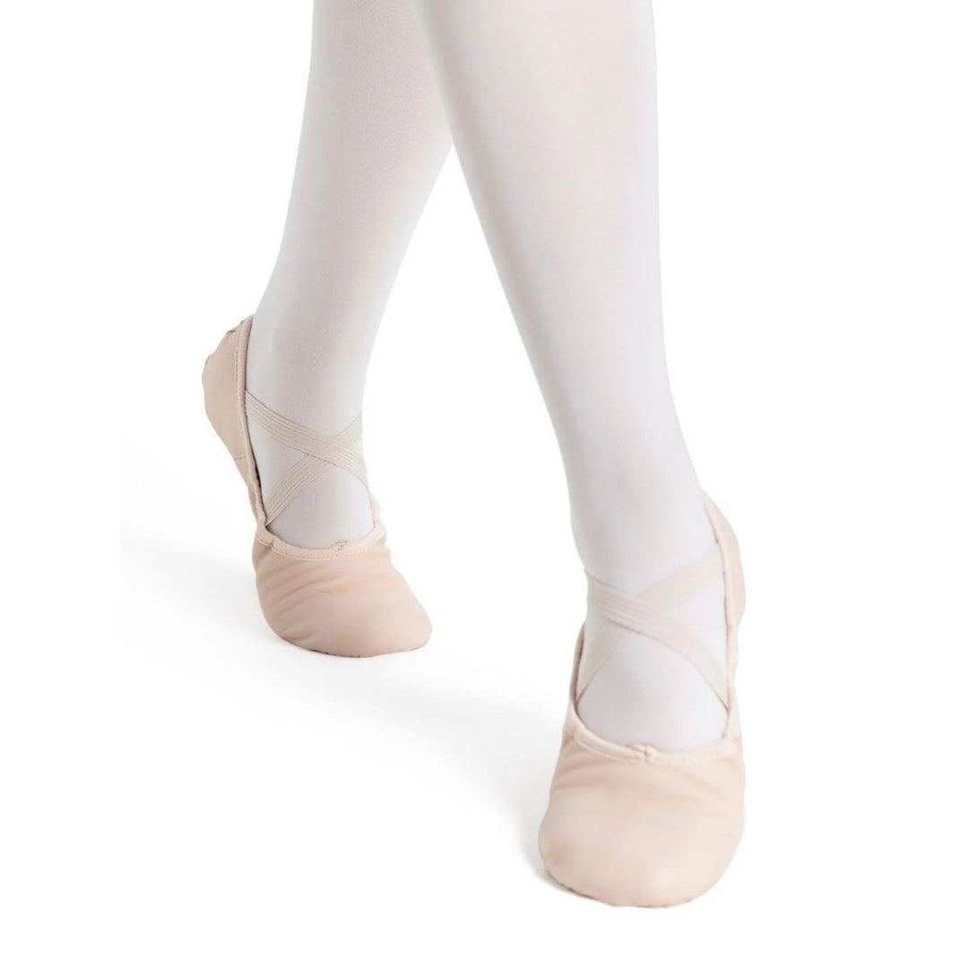 Capezio Womens Juliet Leather Split Sole Ballet Shoes