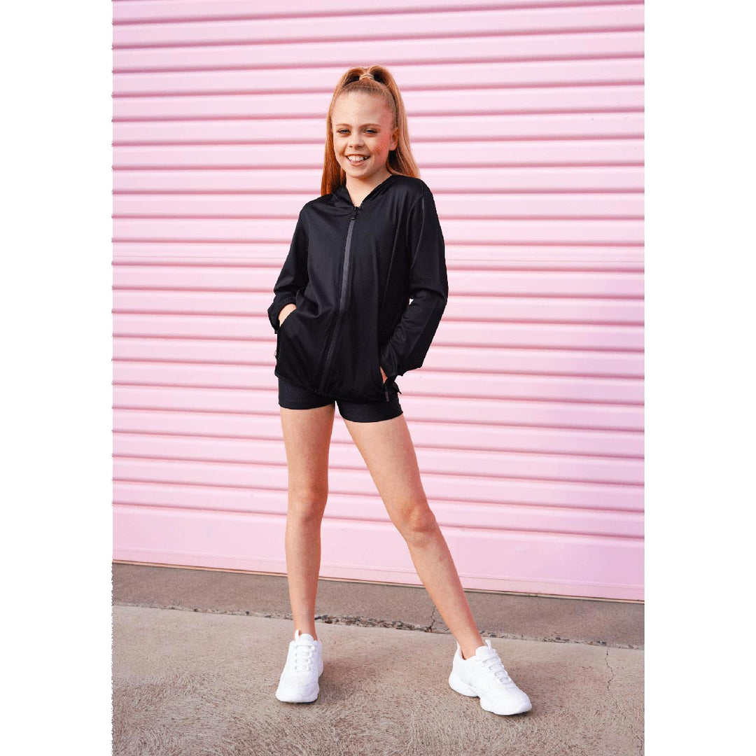 Studio 7 Dancewear Zip Hood Black Dance Jacket Adult Sizes