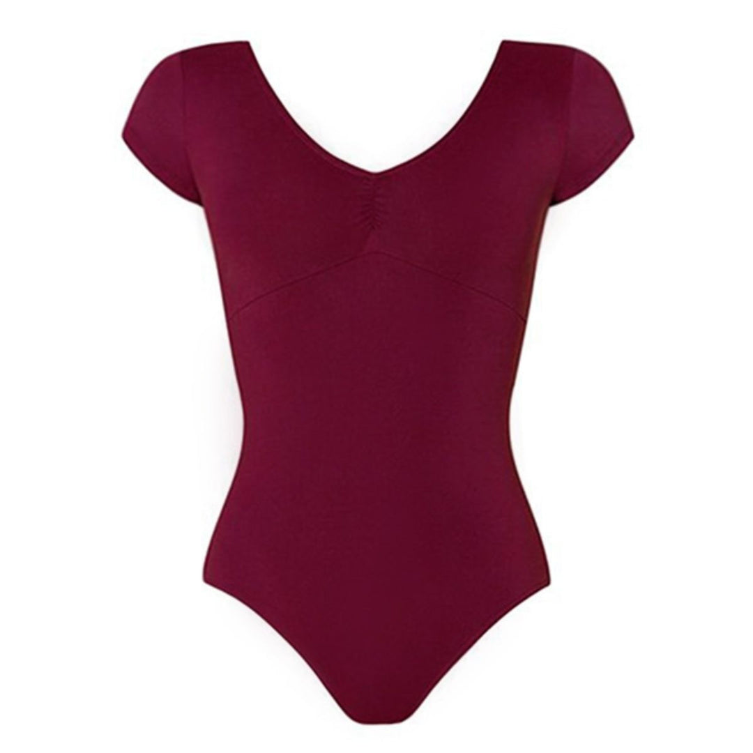 Energetiks Cap Sleeve Gathered Front Pippa Leotard Adults