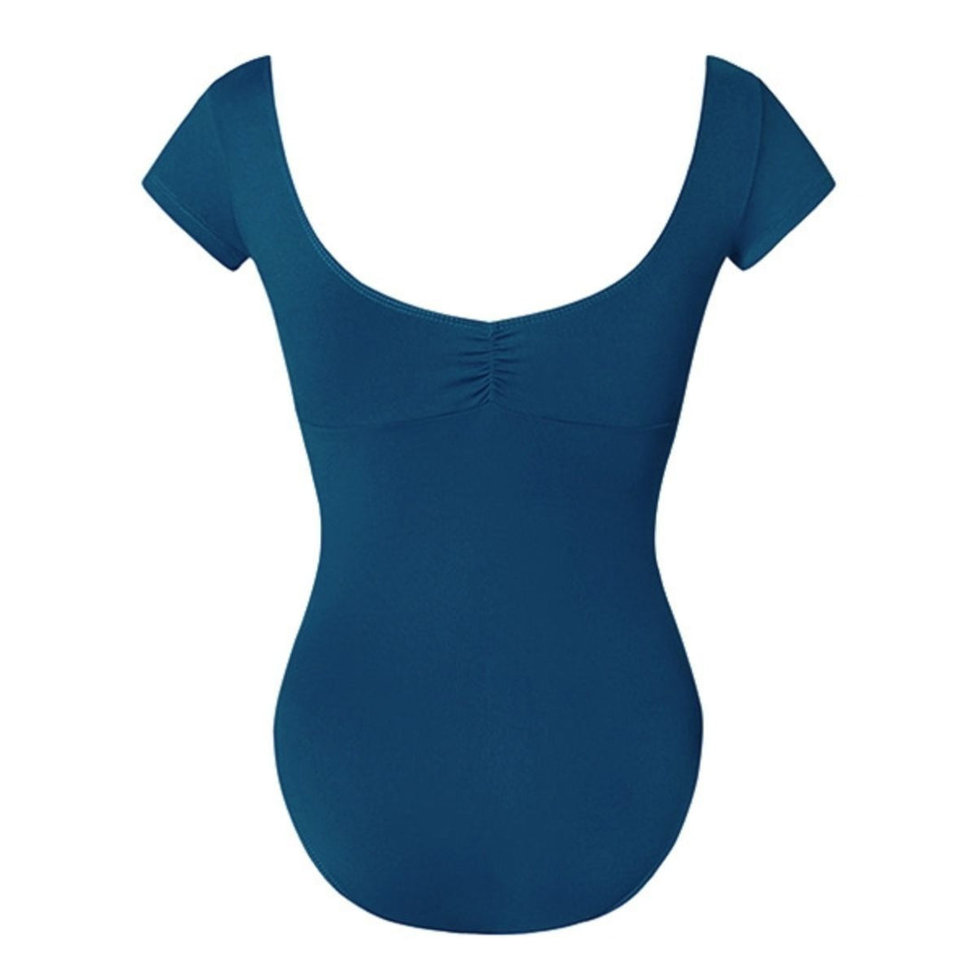 Energetiks Cap Sleeve Gathered Front Pippa Leotard Adults