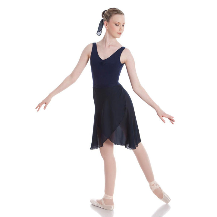 Energetiks Women Meredith Long Wrap Tie Back Dance Skirt
