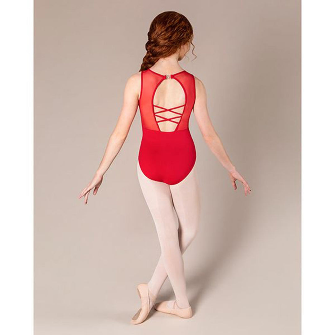 Energetiks Abby Mesh Scoop Neck Leotard - Children Sizes