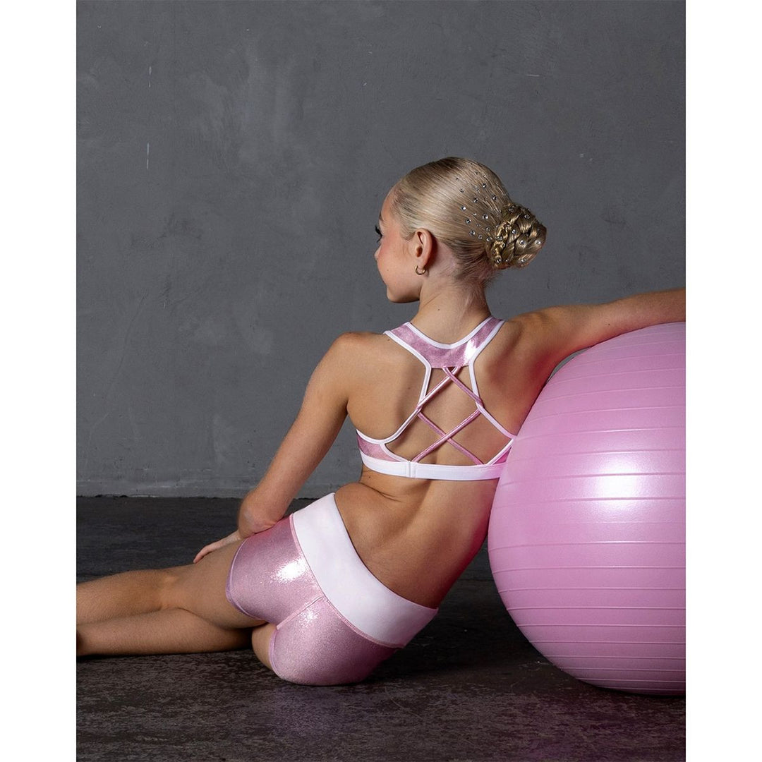Energetiks Ava Gymnastics Scoop Neck Crop Top Children Size