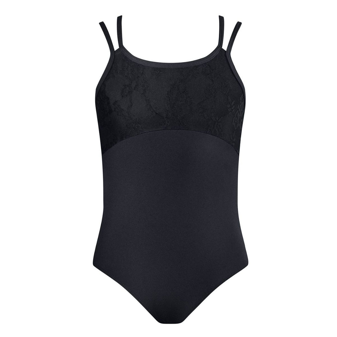 Energetiks Julie Lace Camisole X-Back Leotard Children Sizes