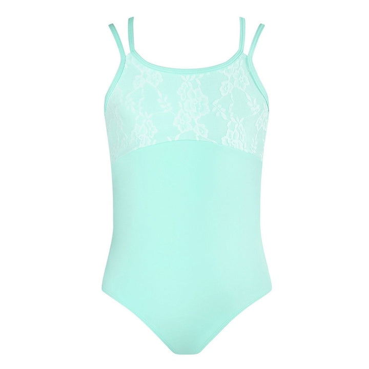 Energetiks Julie Lace Camisole X-Back Leotard Children Sizes