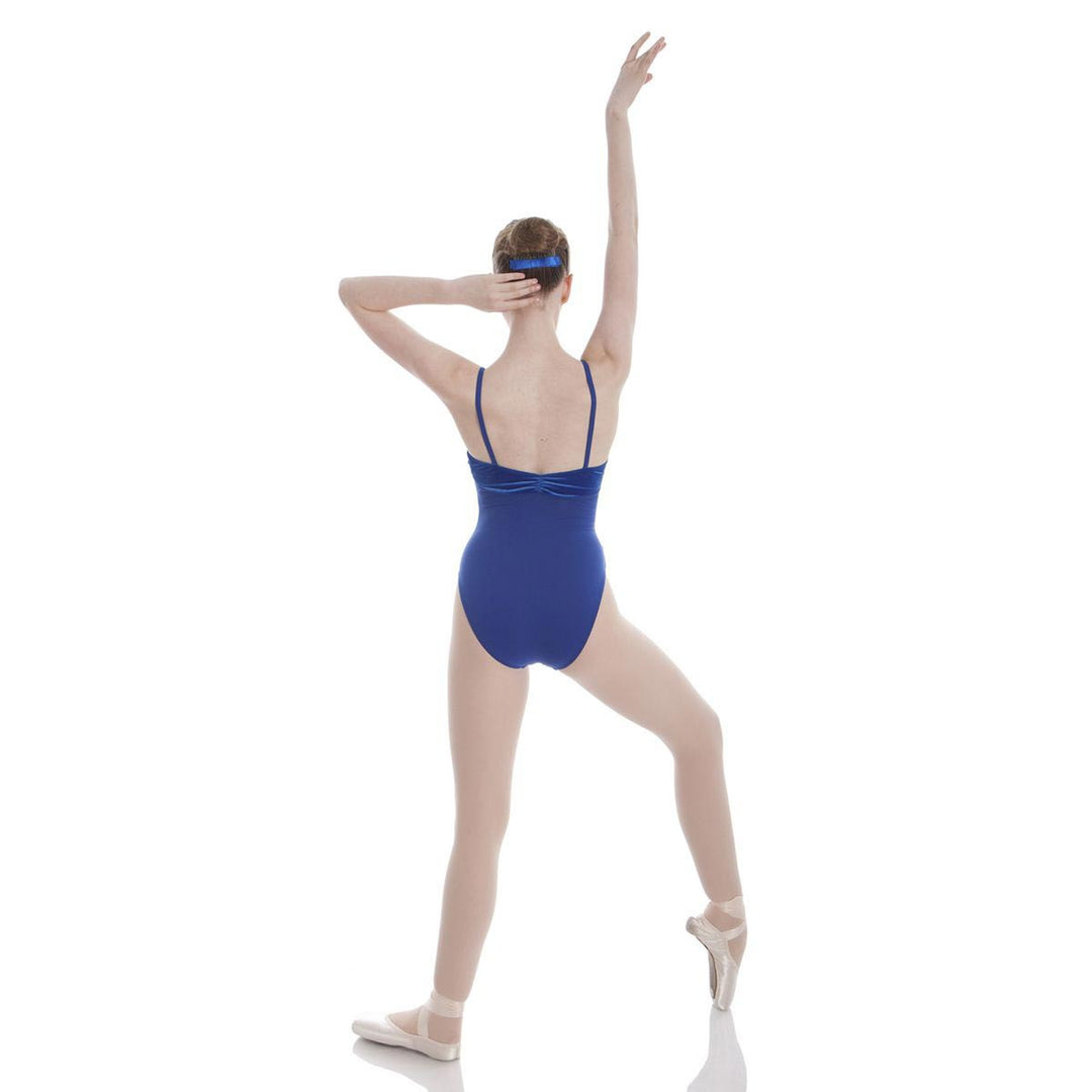Energetiks Giselle Womens Velvet Panel Camilsole Leotard