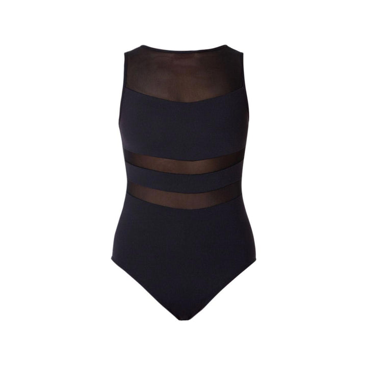 Energetiks Lexi Mesh Panel Sheer Back Leotard Women Sizes