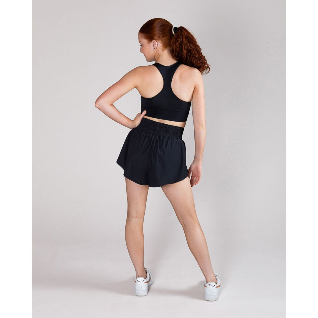 Energetiks Morgan Two in One Black Dance Short Adult Sizes