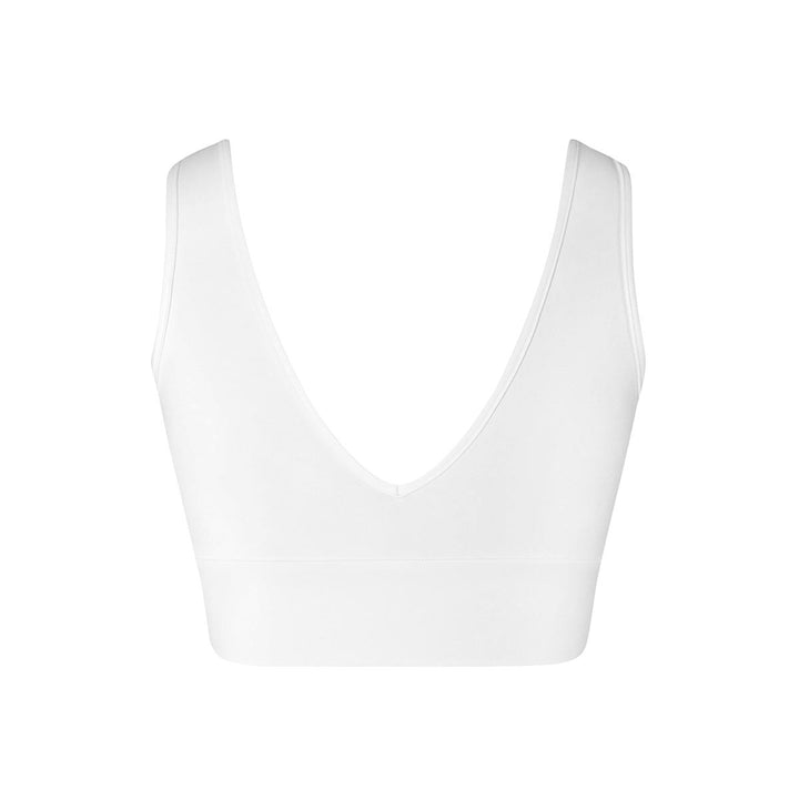 Energetiks Natalie High Neck V Back Crop Top Adult Sizes