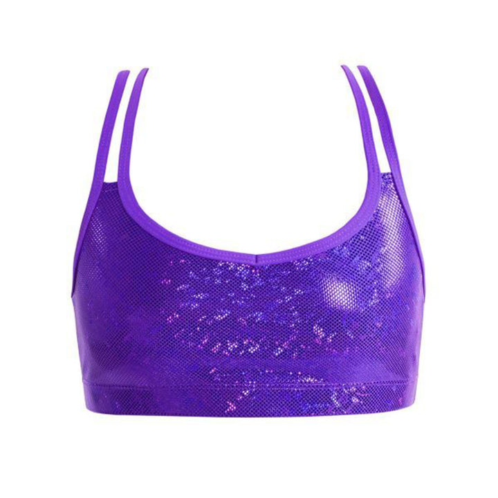Energetiks Gymnastics Roxy Cross Back Crop Top Adult Sizes
