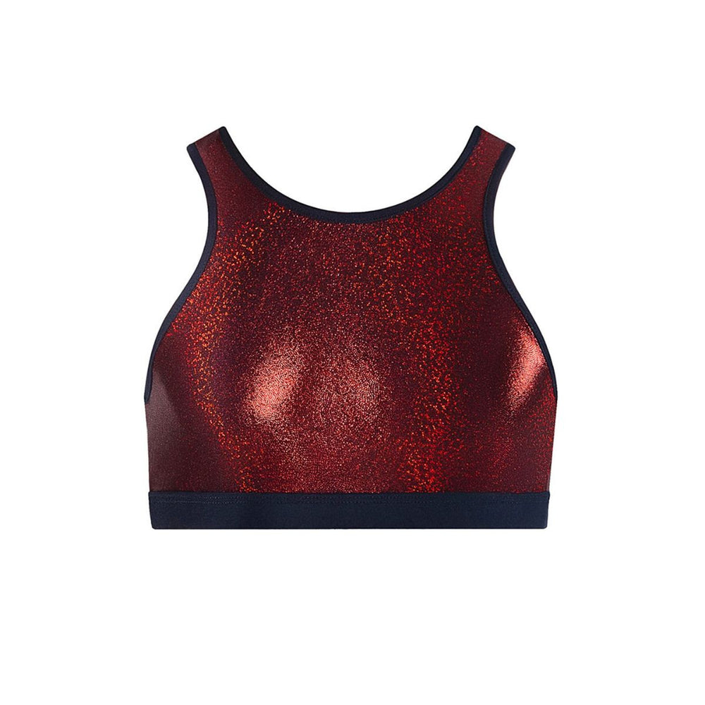 Energetiks Tate High Neck Crop Top - Gymnastics Child Sizes