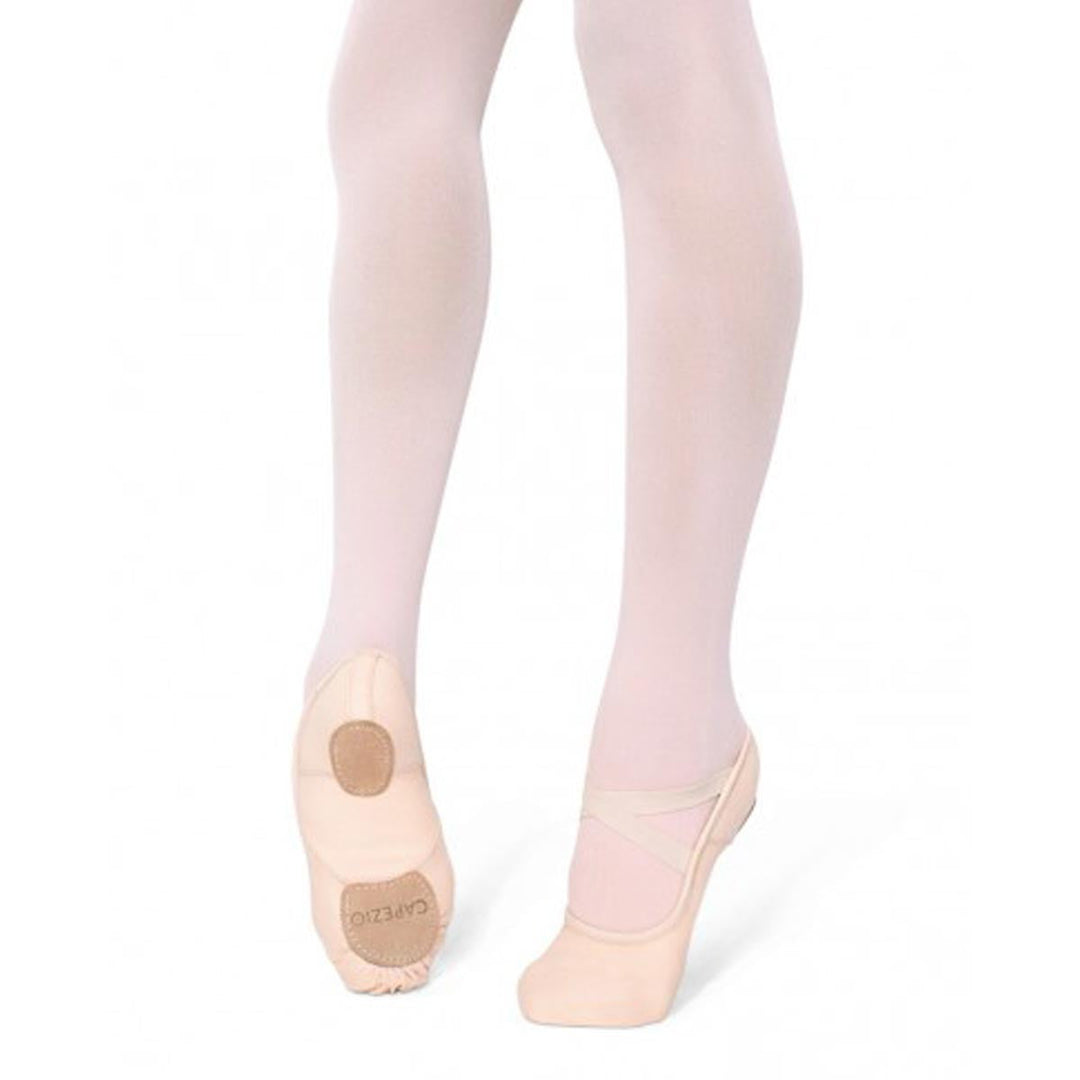 Capezio Hanami Canvas Ballet Shoes Split Sole Light Pink Adult Sizes