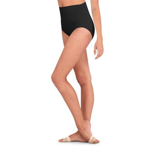 Capezio Womens High Waisted Brief Moderate Leg Line