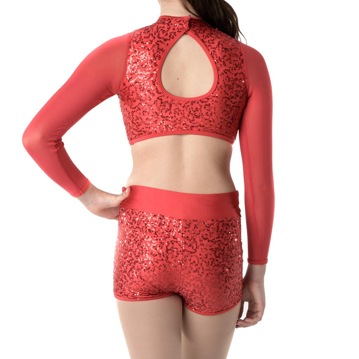 Studio 7 Dancewear Attitude Sequin Dance Shorts Adult Sizes