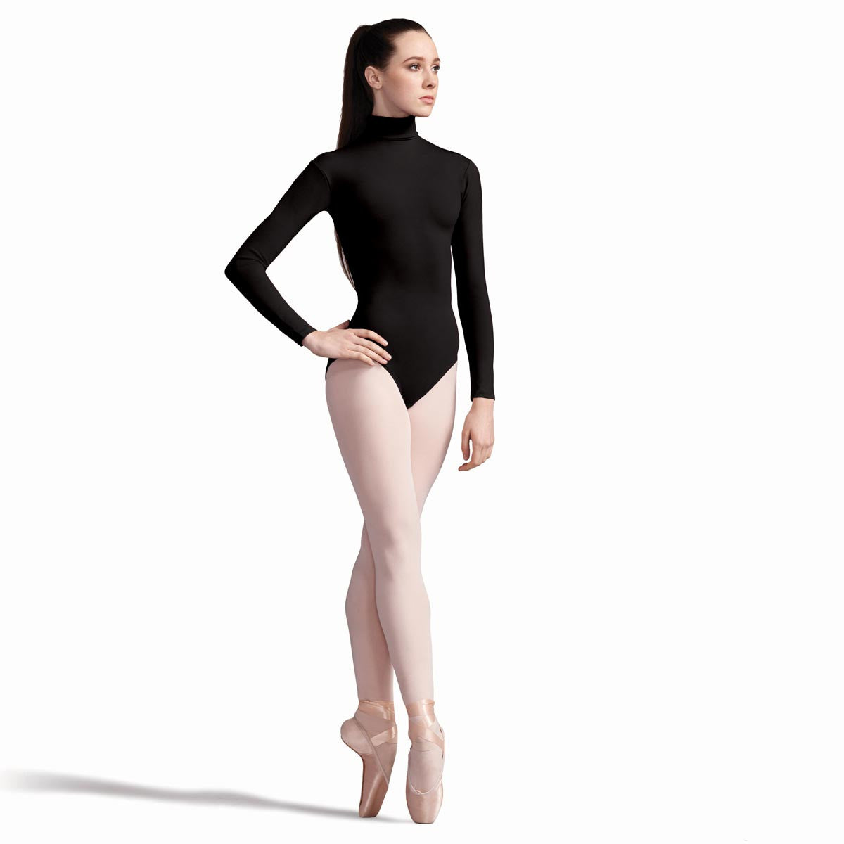 Capezio Modest Turtleneck Long Sleeve Leotard Adult Sizes – Dance