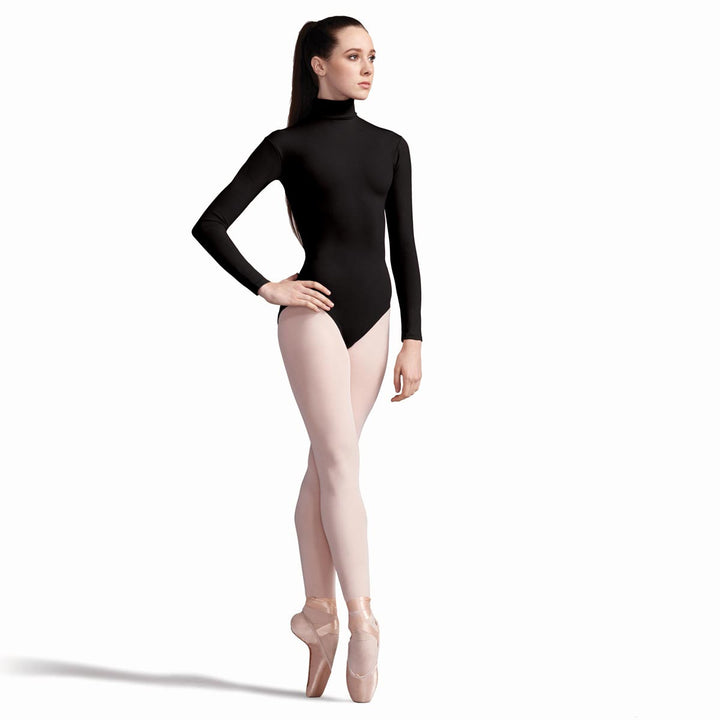 Capezio Modest Turtleneck Long Sleeve Leotard Adult Sizes