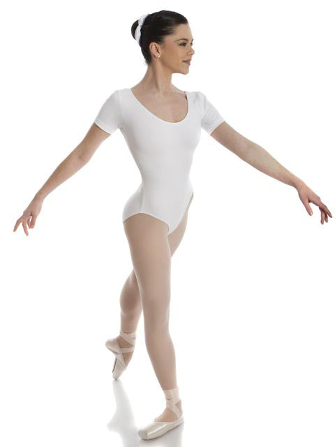 Energetiks Jesse Short Sleeve Scoop Neck Leotard Adult Sizes