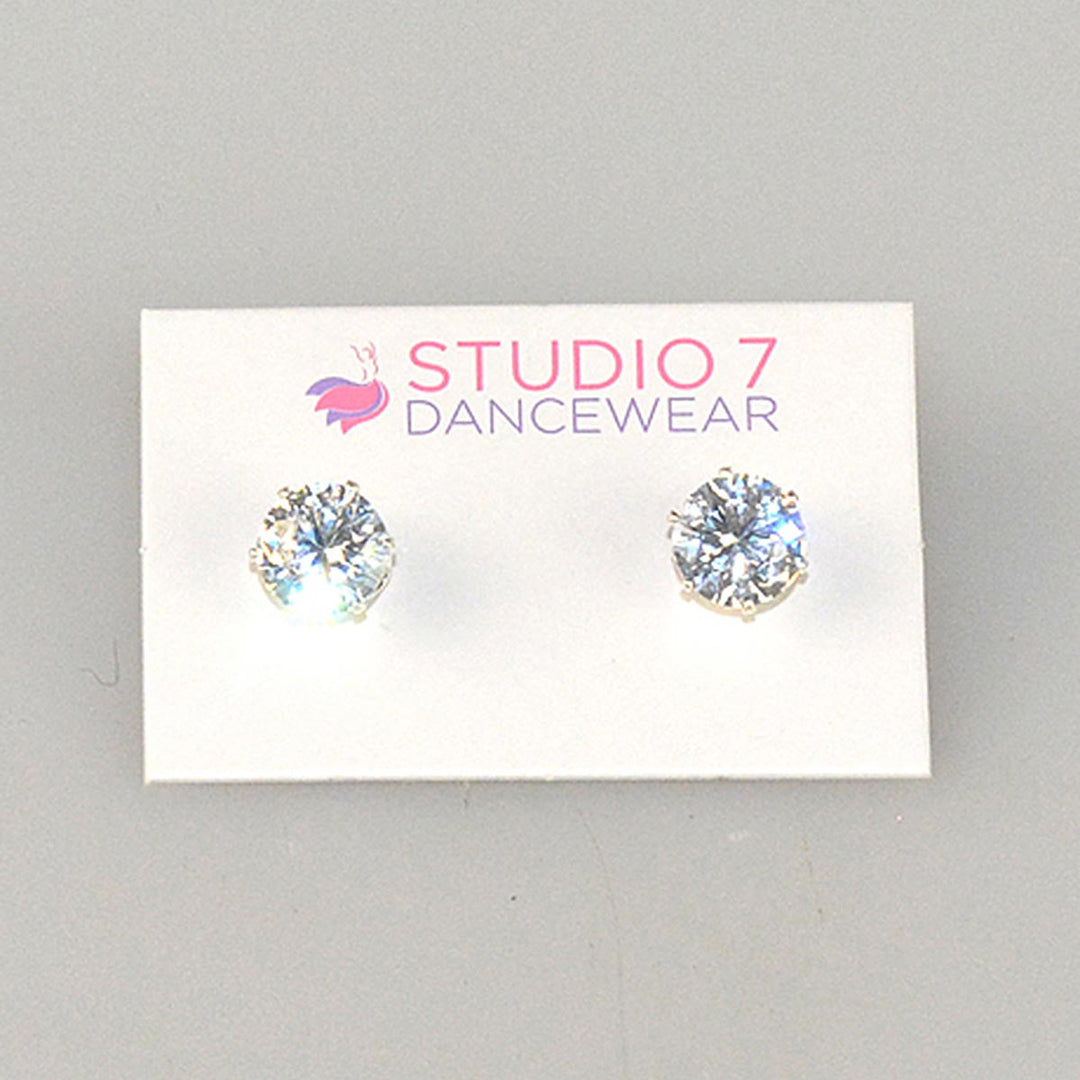 Studio 7 Dancewear Diamante Stud Earrings Small and Medium