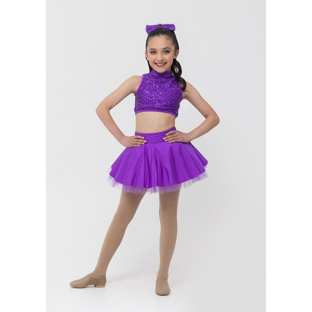 Studio 7 Dancewear Girls Skater Skirt with Inbuilt Brief
