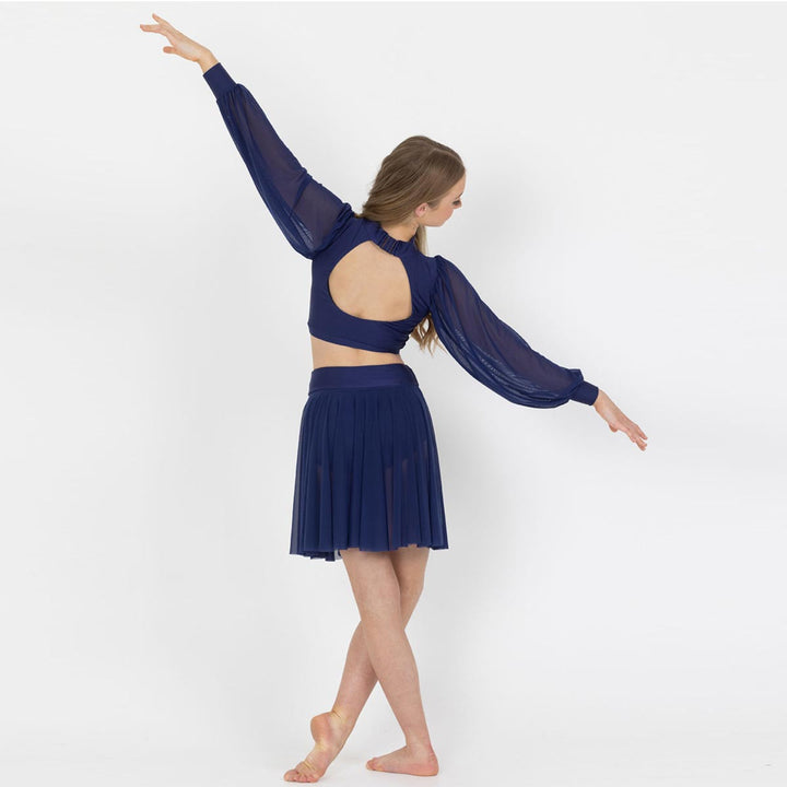 Studio 7 Dancewear Annabel Long Sleeve Crop Top Girls