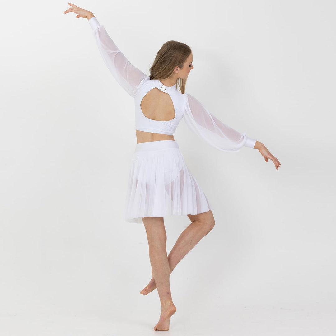 Studio 7 Dancewear Annabel Long Sleeve Crop Top Girls