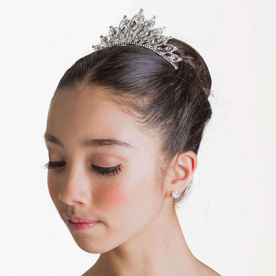 Studio 7 Dancewear Aurora Diamante Large Tiara Built On Comb