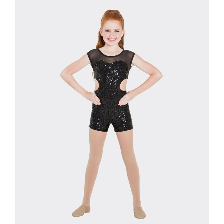 Studio 7 Dancewear Womens Sequin Biketard - Jumpsuit Costume