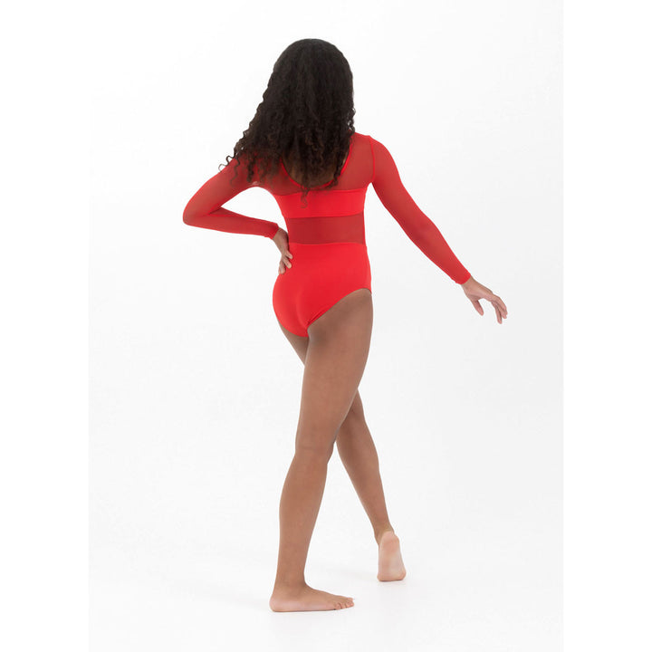 Studio 7 Dancewear Womens Cleo Long Sleeve Mesh Leotard