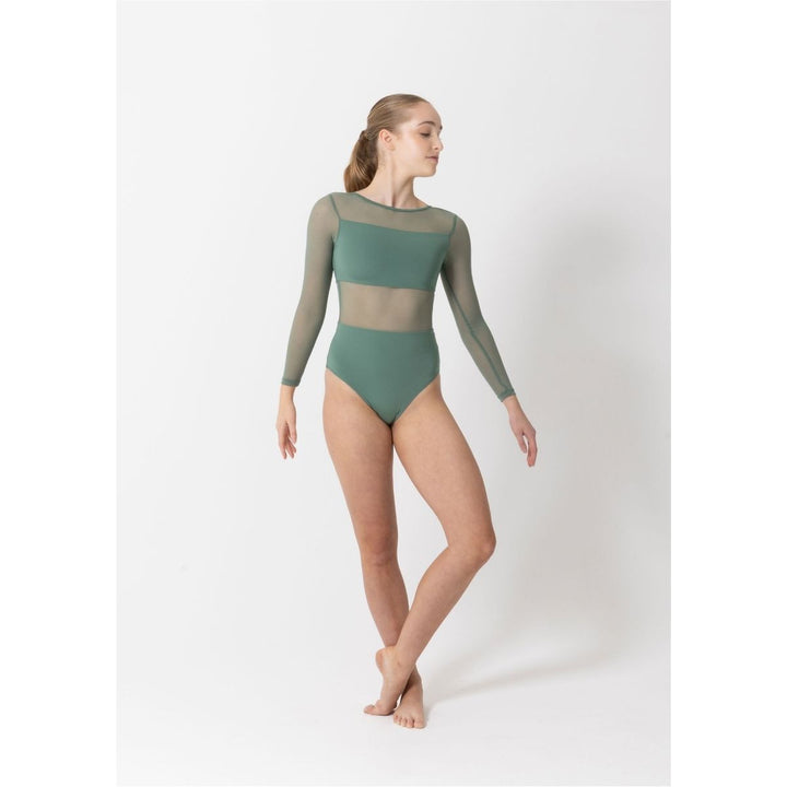 Studio 7 Dancewear Womens Cleo Long Sleeve Mesh Leotard
