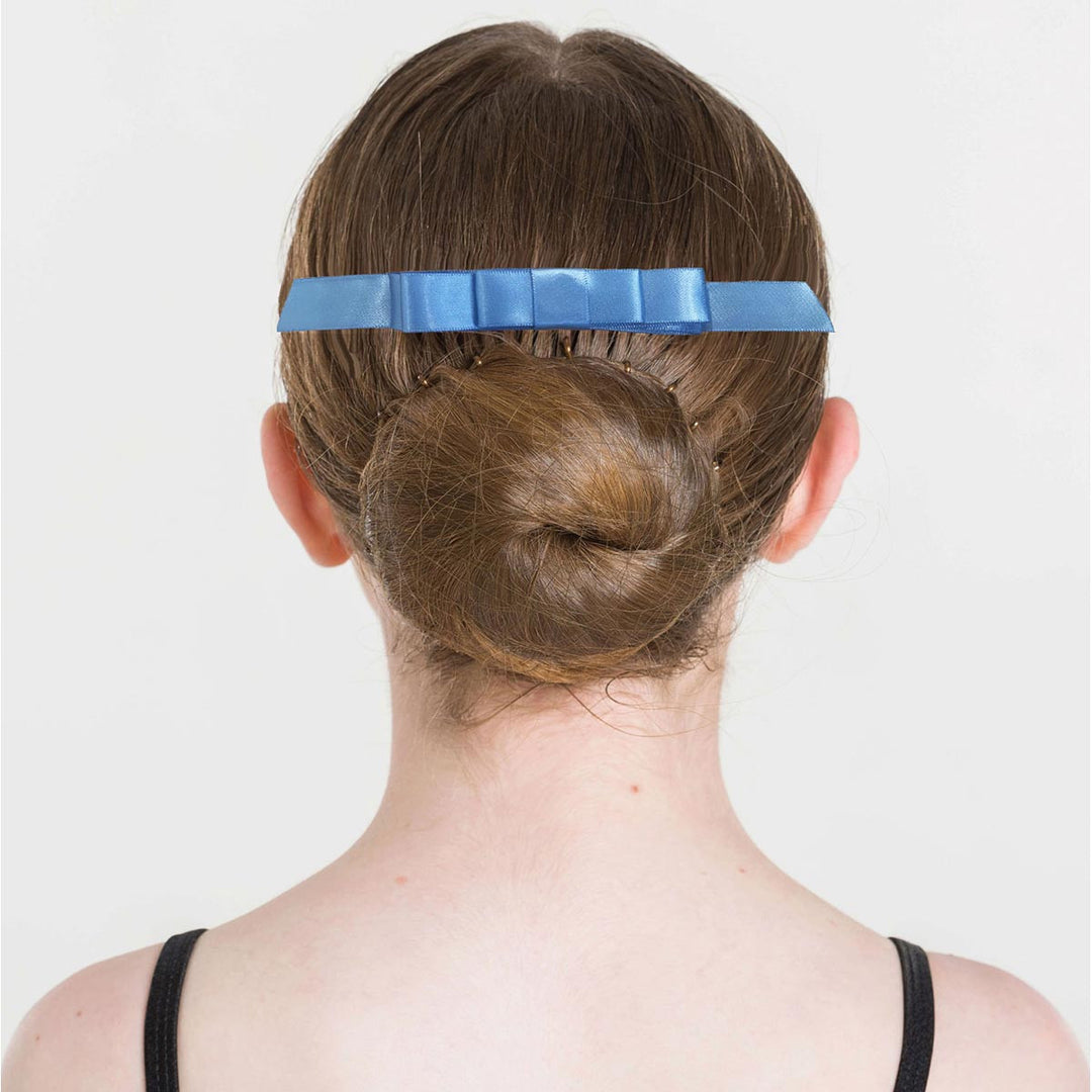 Studio 7 Dancewear Satin Hair Bows Built-In Plastic Comb