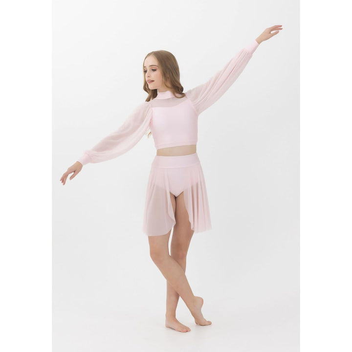 Studio 7 Dancewear Annabel Long Sleeve Crop Top Girls