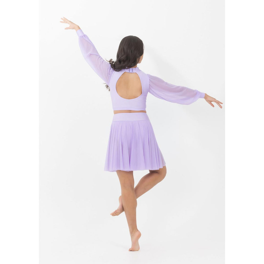 Studio 7 Dancewear Annabelle Bishop Sleeve Crop Top Adults