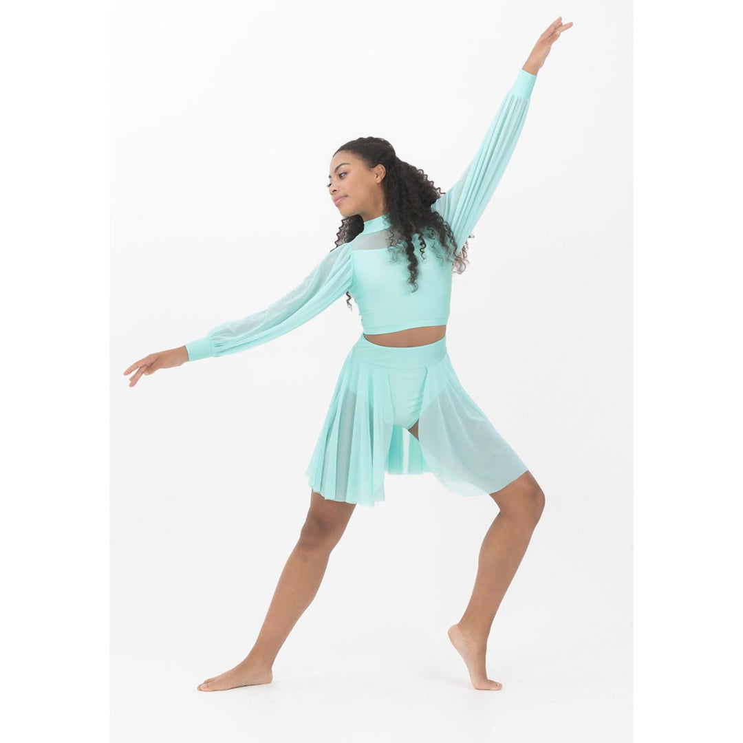 Studio 7 Dancewear Annabel Long Sleeve Crop Top Girls